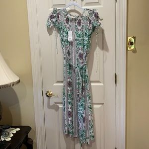 NWT Tory Burch “Asilomar dress white garden party”